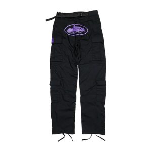 corteiz nylon pants purple Mサイズ Corteiz Cargo PantS